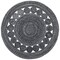 Safavieh 6 x 6 ft. Cape Cod Round Area Rug, Charcoal CAP225H-6R - alternate 3